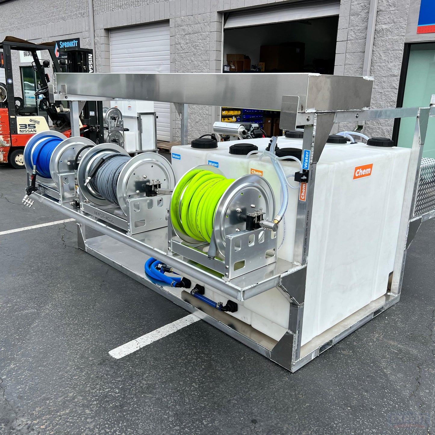 Pressure Washing and Soft Wash Truck Skid Setup- The Workhorse