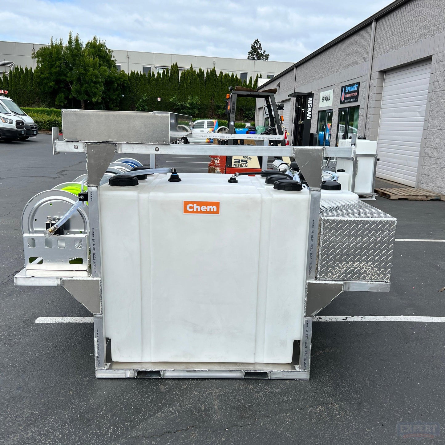 Pressure Washing and Soft Wash Truck Skid Setup- The Workhorse