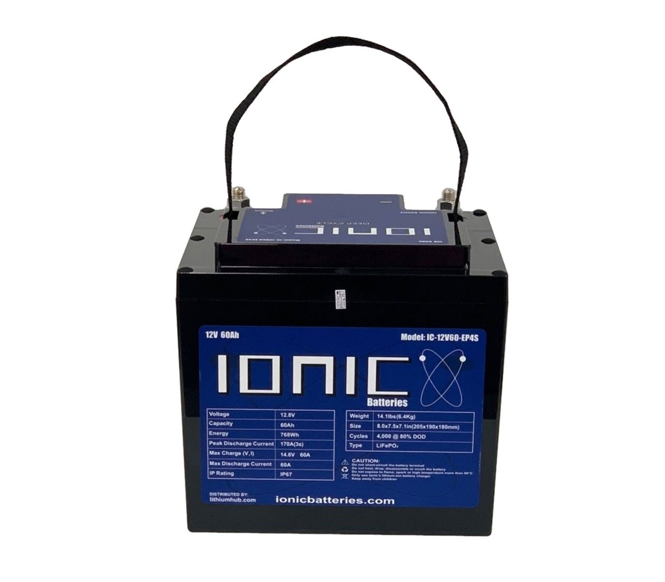 Ionic 12V 60Ah Lithium Battery - Expert Power Wash