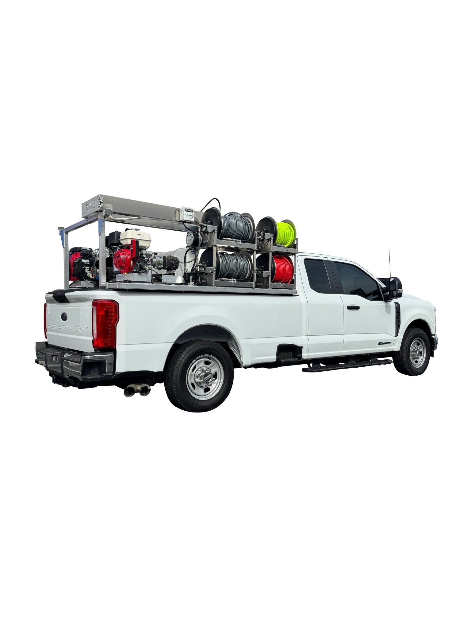 Max Flow Pressure Washing Truck Skid Setup - Alex's Skid - Pressure Washing Skids