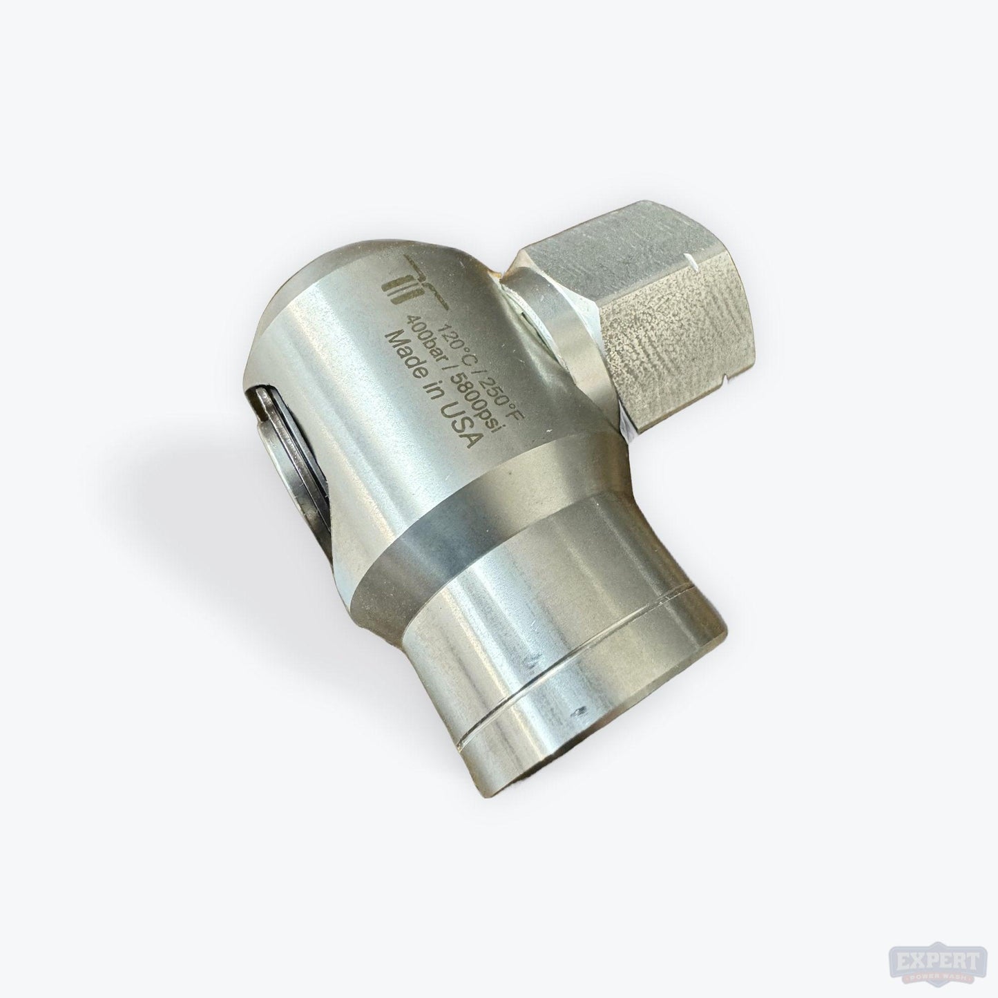 Mosmatic 1/2” Stainless Hose Reel Swivel - Pressure Washing Skids