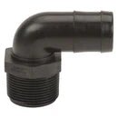 Polypropylene 90° Elbow, MPT X HB, 1/4" - 3" Sizes - Pressure Washing Skids