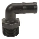 Polypropylene 90° Elbow, MPT X HB, 1/4" - 3" Sizes - Pressure Washing Skids