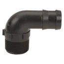 Polypropylene 90° Elbow, MPT X HB, 1/4" - 3" Sizes - Pressure Washing Skids