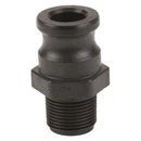 Polypropylene Camlock Male Adapters, 1/2" - 1" Sizes - Pressure Washing Skids