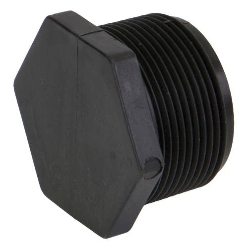 Polypropylene Plug MPT, 1/4" - 3"Sizes - Pressure Washing Skids