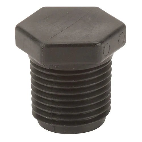 Polypropylene Plug MPT, 1/4" - 3"Sizes - Pressure Washing Skids