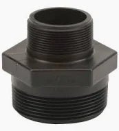 Polypropylene, Reducing Nipple, MPT, 3/8" - 3" Sizes - Pressure Washing Skids