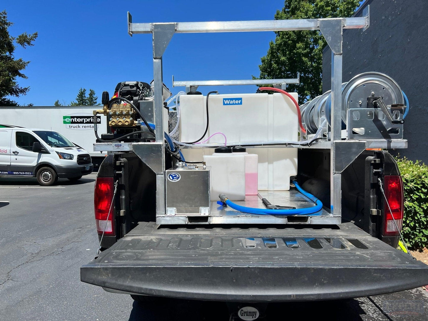 Pressure Washing and Soft Wash Truck Skid- The Workhorse - Pressure Washing Skids