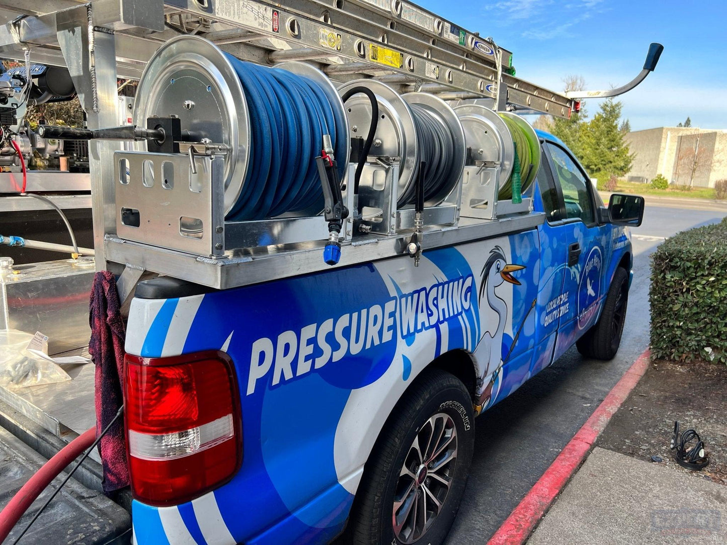 Pressure Washing and Soft Wash Truck Skid- The Workhorse - Pressure Washing Skids