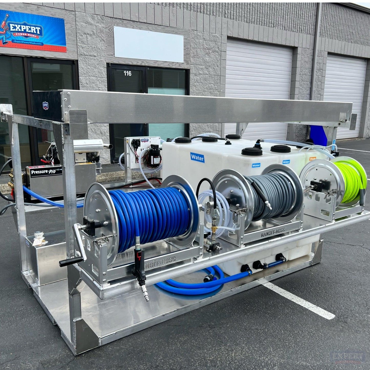 Pressure Washing and Soft Wash Truck Skid- The Workhorse - Pressure Washing Skids