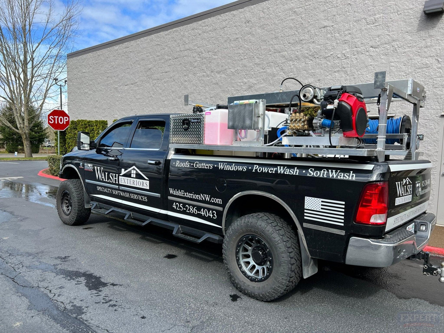 Pressure Washing and Soft Wash Truck Skid- The Workhorse - Pressure Washing Skids