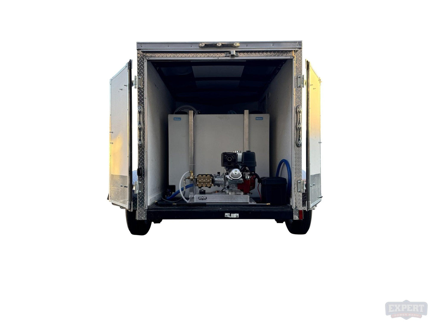 Pressure Washing Mini Enclosed 5x8 Trailer Build - Kyle’s Build - Pressure Washing Skids