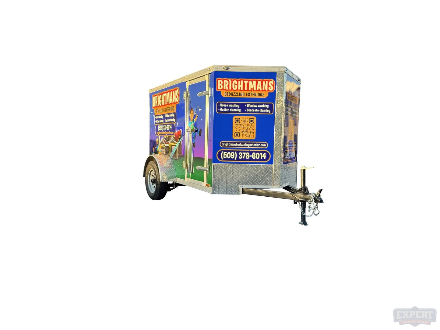 Pressure Washing Mini Enclosed 5x8 Trailer Build - Kyle’s Build - Pressure Washing Skids