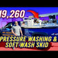 Pressure Washing and Soft Wash Truck Skid Setup- The Workhorse