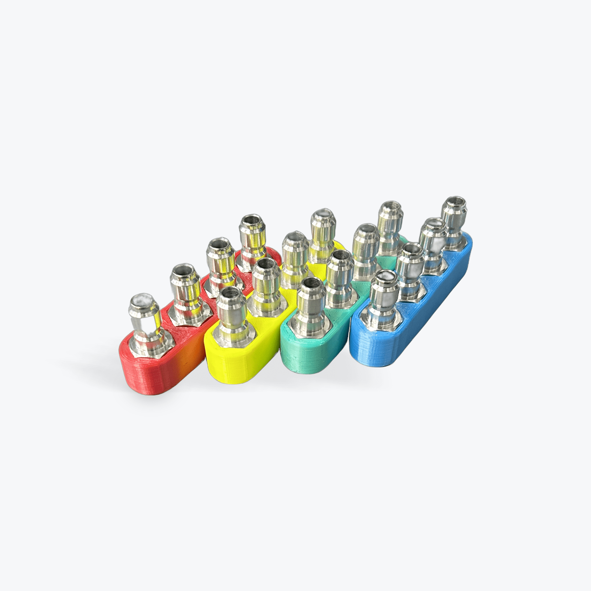Quad Coupler J - Rod w/ Stainless Steel Plugs - Pressure Washing Skids