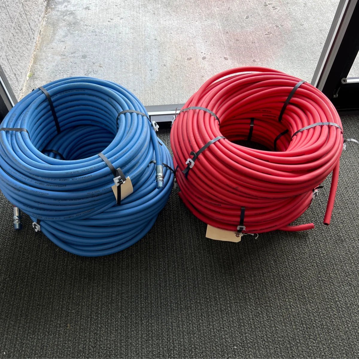 Softwash Hose 200 ft 1/2 Crimped fittings - Pressure Washing Skids