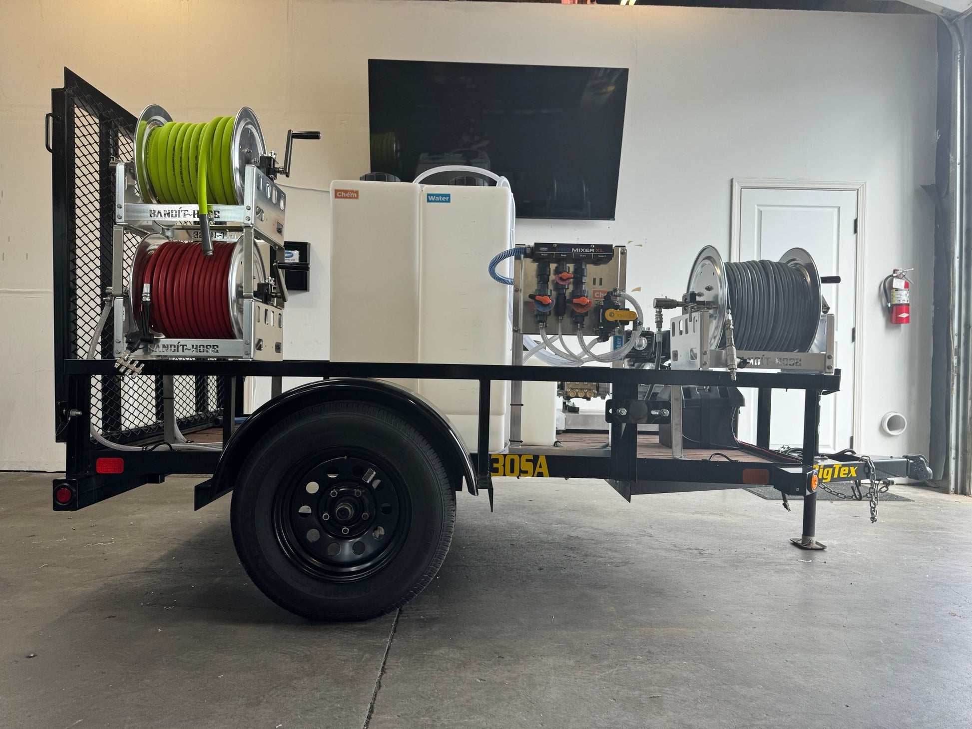 The Portlandian Mini Pressure Washing Trailer - Pressure Washing Skids