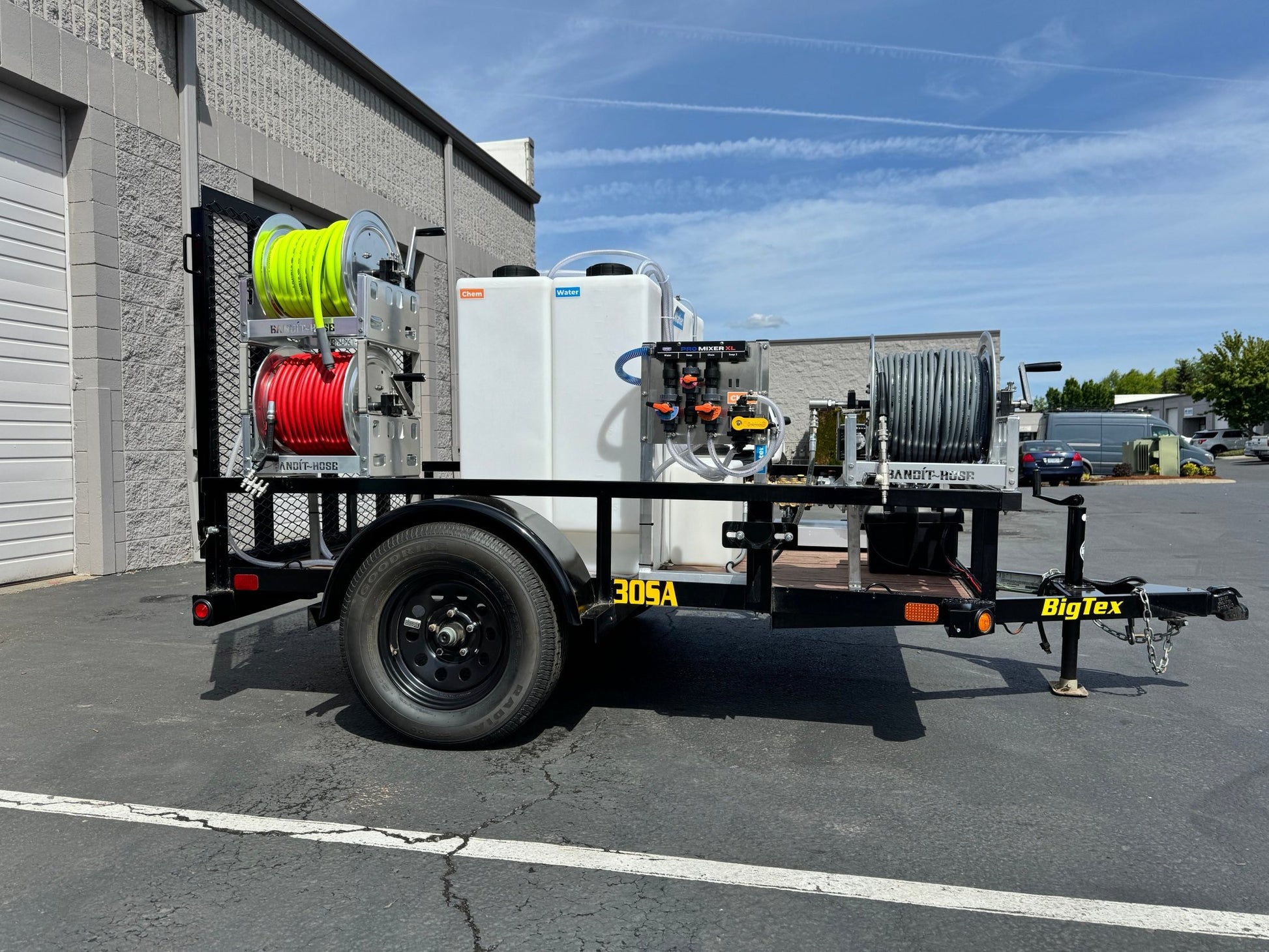 The Portlandian Mini Pressure Washing Trailer - Pressure Washing Skids