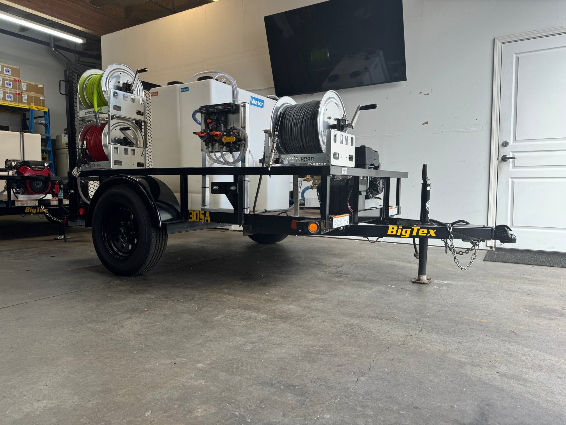 The Portlandian Mini Pressure Washing Trailer - Pressure Washing Skids