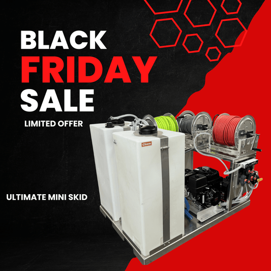 Ultimate Mini Pressure Washing and Soft Wash Truck Skid - Expert Power Wash